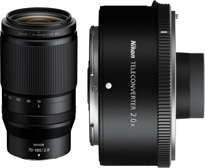Nikon Nikkor Z 70-180mm f/2.8 + teleconverter 2x