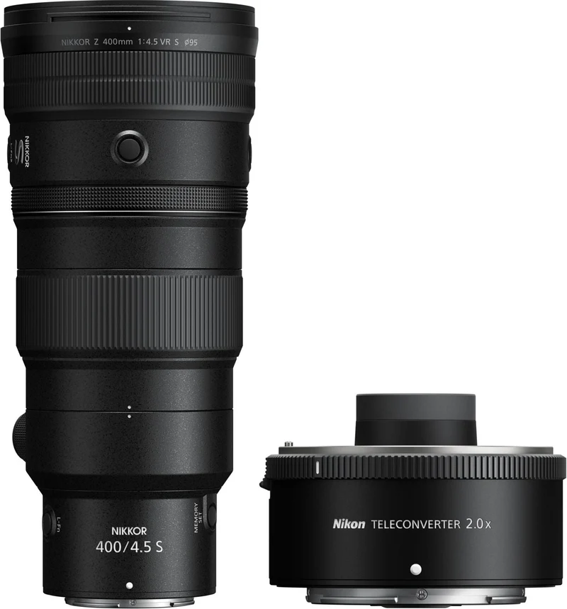 Nikon Z 400mm f/4.5 VR S + teleconverter 2x