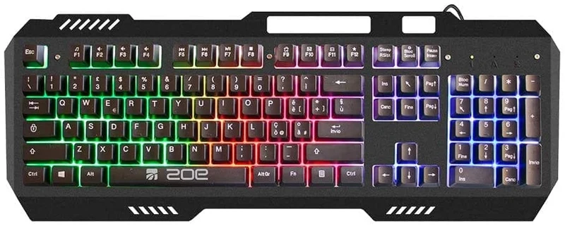 XTREME ZOE Tastiera Gaming Metallo USB Retroilluminata