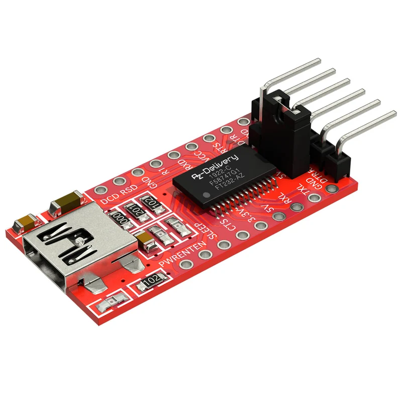 FT232-AZ USB zu TTL Serial Adapter für 3,3V und 5V
