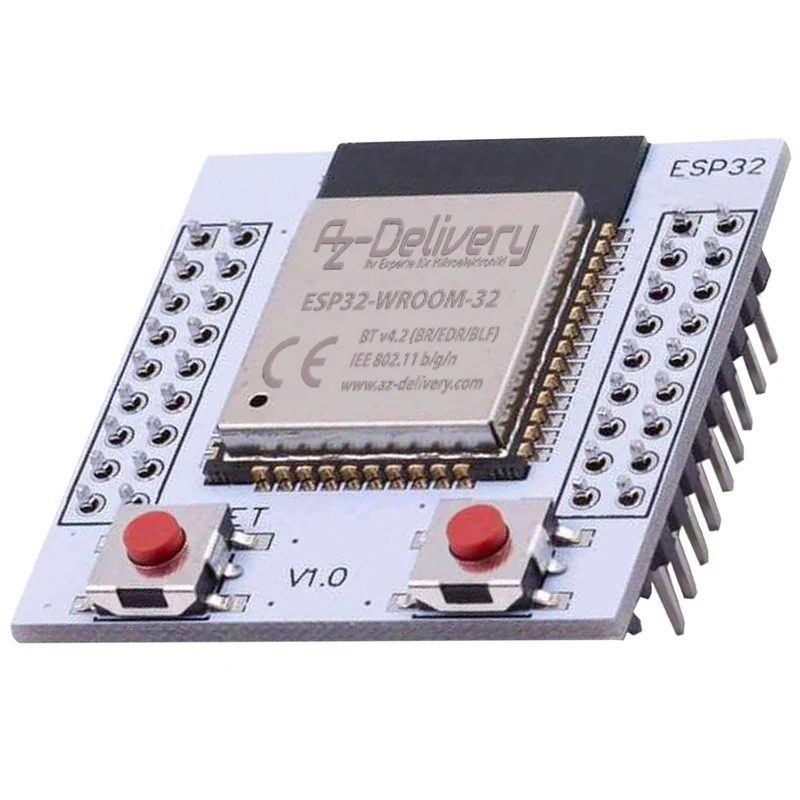 ESP32 Wlan WiFi Modul mit gratis Adapterplatte für Raspberry Pi und Mikrocontroller