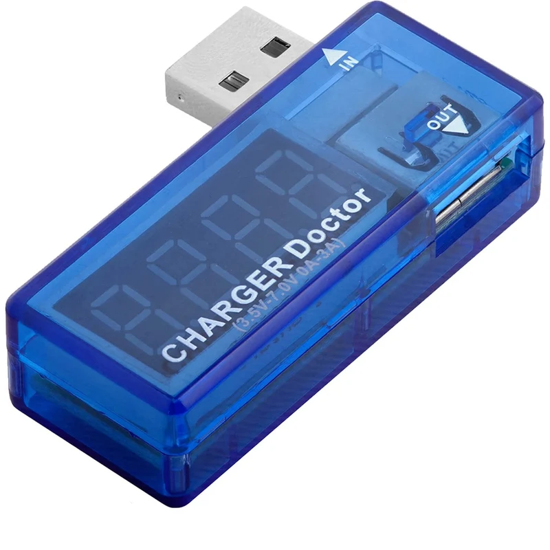 USB Charger Doctor Multimeter Ladegerät Detektor Stromverbrauchsmesser Spannungsmesser Digitaler Voltmeter