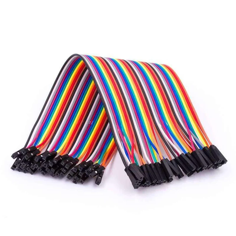 Jumper Wire Kabel 40 STK. je 20 cm F2F Female to Female kompatibel mit Arduino und Raspberry Pi Breadboard