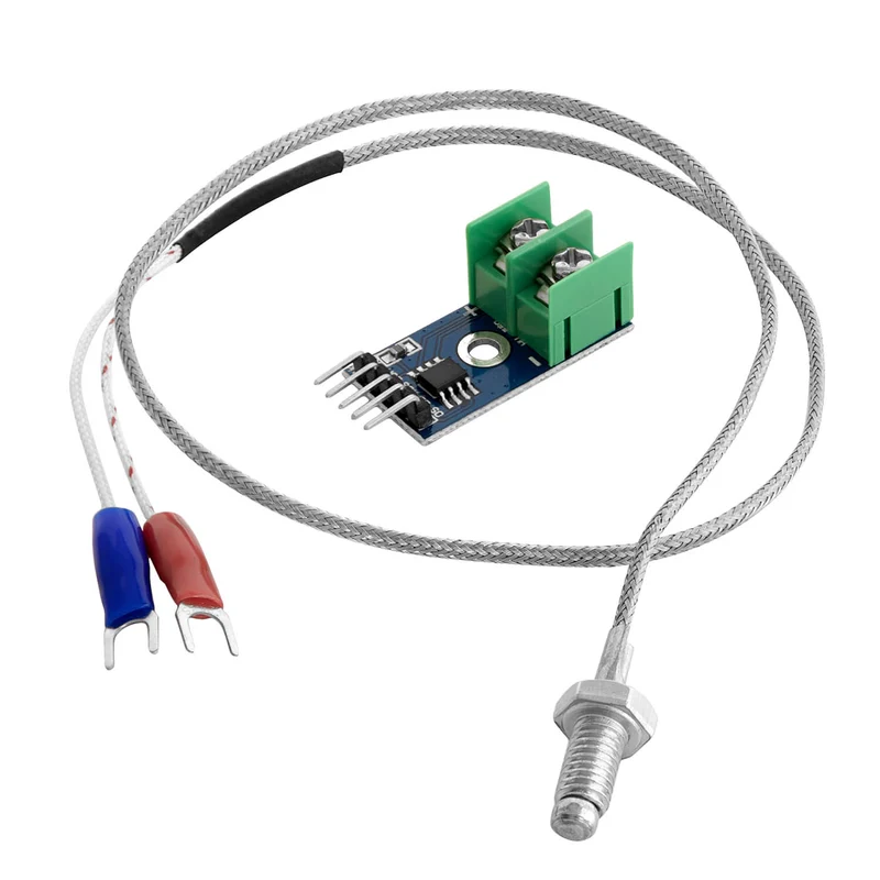 MAX6675 Temperatur Sensor mit Sonde K-Typ und Jumper Wire für Raspberry Pi