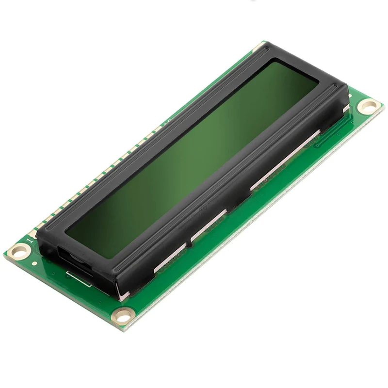HD44780 1602 LCD Modul Display 2x16 Zeichen (mit grünem Hintergrund) kompatibel mit Arduino und Raspberry Pi