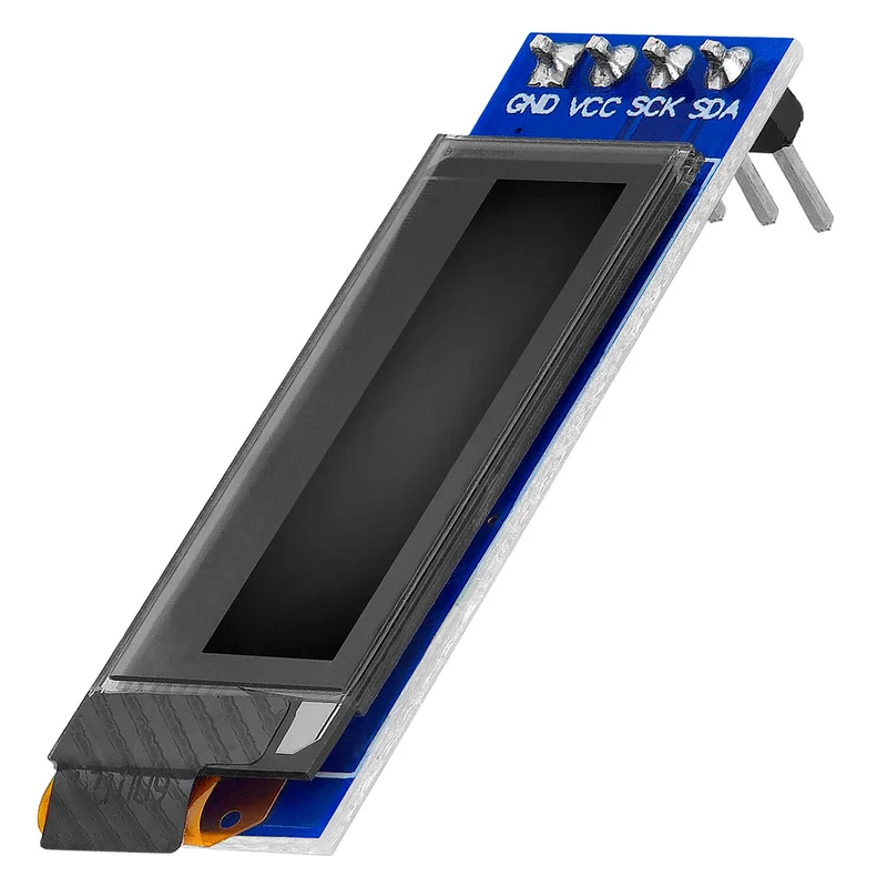 0,91 Zoll OLED I2C Display 128 x 32 Pixel kompatibel mit Arduino und Raspberry Pi