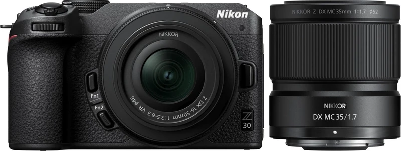 Nikon Z30 + Nikkor Z DX 16-50mm + Nikkor Z DX 35mm f/1.7 Macro