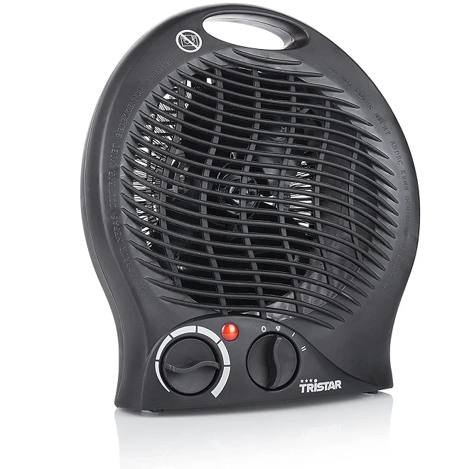 Termoventilatore Tristar Elettrico Caldobagno 3 Velocita Stufetta Stufa Nero