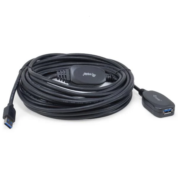 Equip 133347 cavo USB USB 3.2 Gen 1 (3.1 Gen 1) 10 m USB A Nero