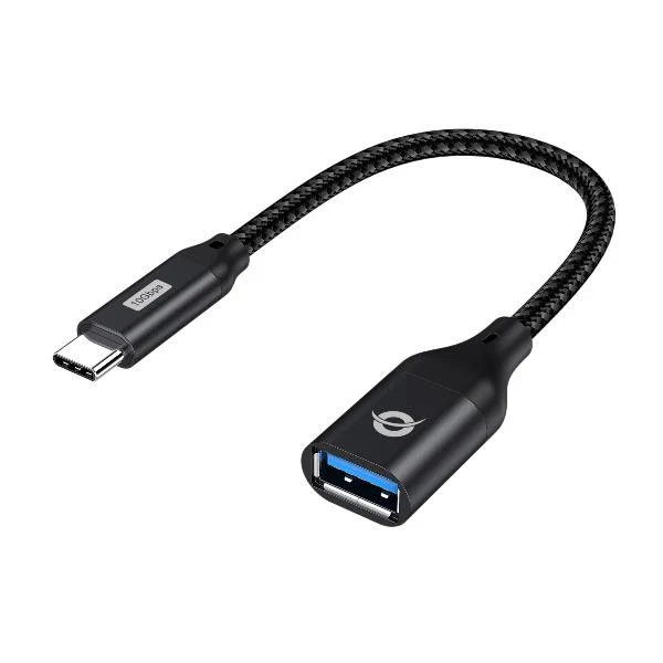 Conceptronic ABBY18B adattatore per inversione del genere dei cavi USB-C USB-A Nero