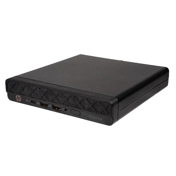 HP EliteDesk 8 Mini G1a Next Gen AI Wolf Pro Security Edition Copilot+ PC AMD Ryzen AI 7 350 16 GB DDR5-SDRAM 512 GB SSD Windows 11 Pro Mini PC AI PC Nero