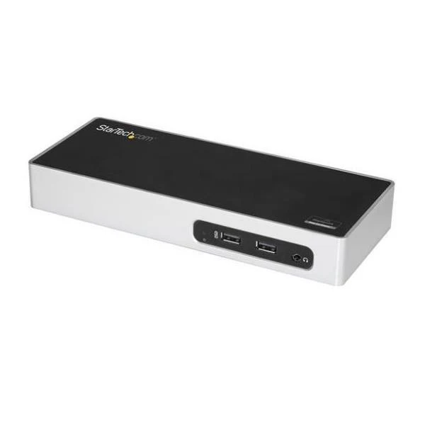 StarTech.com Docking Station USB 3.0 - Laptop Dock per doppio monitor con HDMI e DVI/VGA Video - Hub a 6 porte USB 3.1 Gen 1 5Gbps, GbE, Audio - Dock Universale Type-A - Windows & Mac