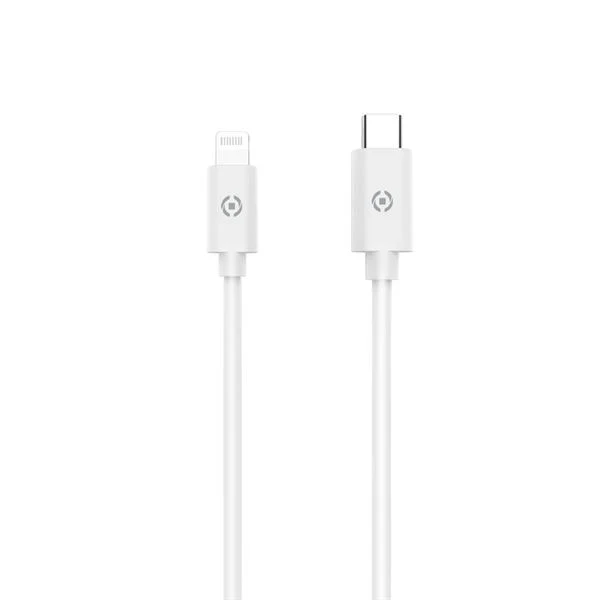 Celly USBLIGHTTYPECWH cavo per cellulare Bianco 1 m USB C Lightning