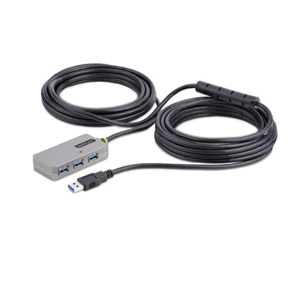 StarTech.com U01043-USB-EXTENDER hub di interfaccia USB 3.2 Gen 1 (3.1 Gen 1) Type-A 5000 Mbit/s Nero, Argento