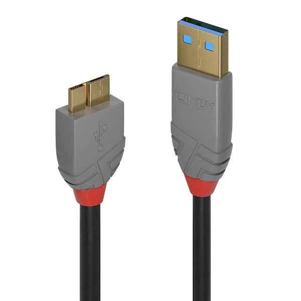 Lindy 36767 cavo USB USB 3.2 Gen 1 (3.1 Gen 1) 2 m USB A Micro-USB B Nero