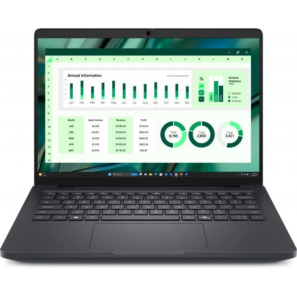 DELL Pro Max 14 MC14250 Intel Core Ultra 7 265H Workstation mobile 35,6 cm (14") Full HD+ 16 GB LPDDR5x-SDRAM 512 GB SSD NVIDIA RTX PRO 500 Blackwell Wi-Fi 7 (802.11be) Windows 11 Pro Italiano Nero [6RYWJ]