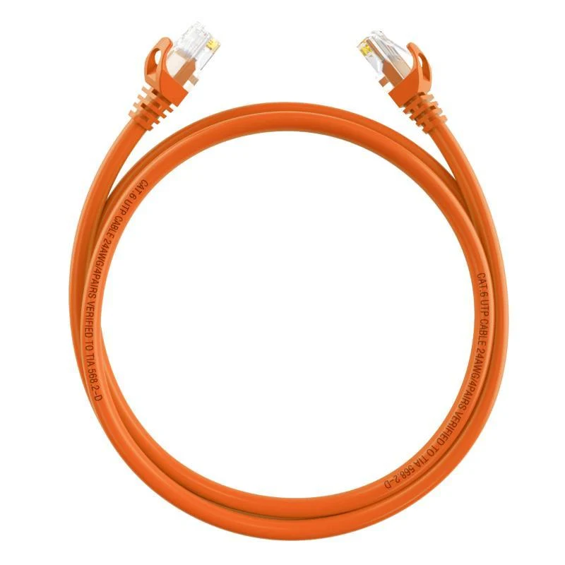 HIKVISION CAVO CAT6, U/UTP, 24AWG, CU, ARANCIONE, 0.5M [DS-1NP6UEC0 A05]