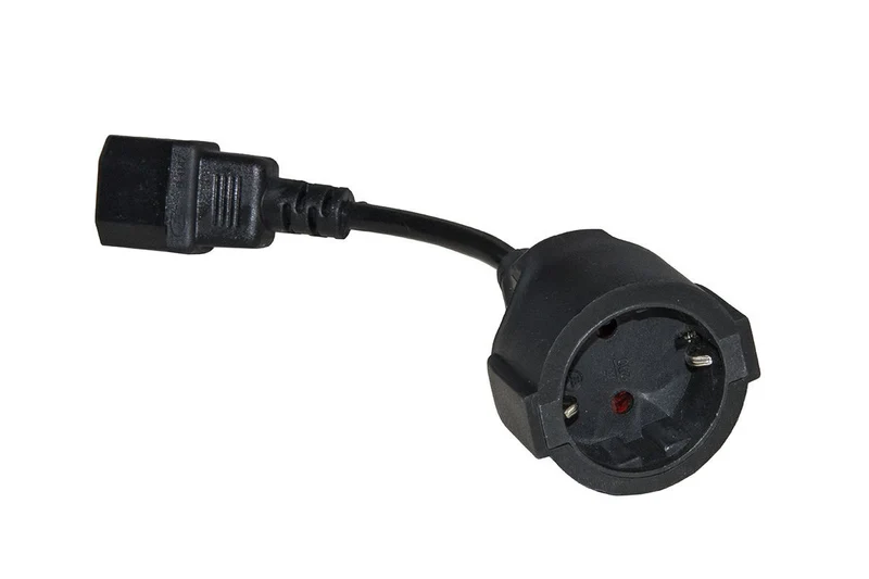 CAVO ADATTATORE ALIMENTAZIONE VDE C14 M /SCHUKO F [NK-ADSCK14]