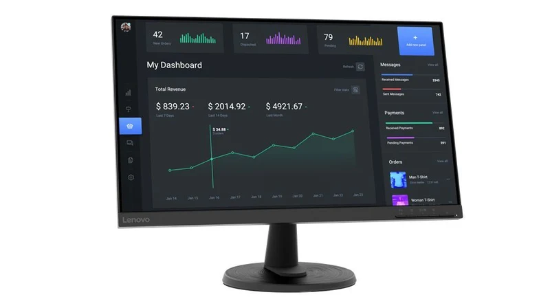 Lenovo C24-40 LED display 60,5 cm (23.8") 1920 x 1080 Pixel Full HD Nero [63DCKAT6EU]
