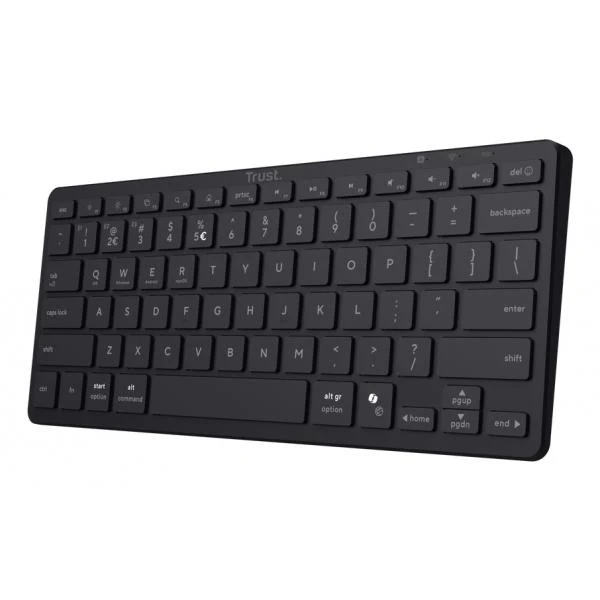 Trust Nado II tastiera Casa/ufficio USB + Bluetooth QWERTY Italiano Nero [26195]