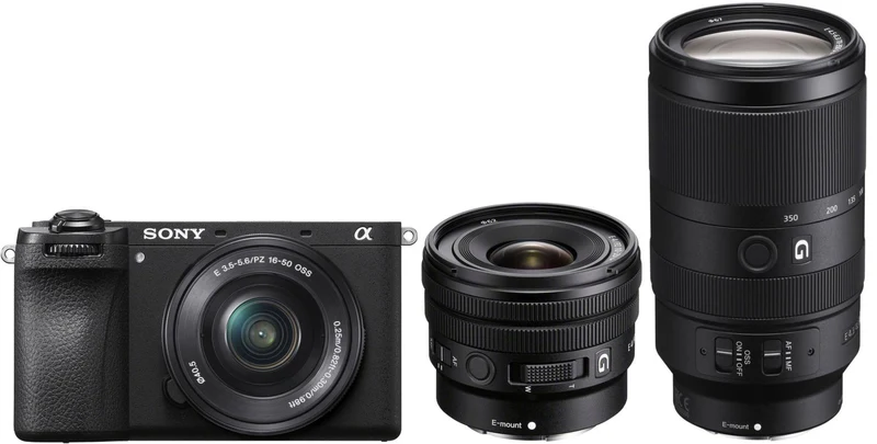 Sony Alpha ILCE-6700 + 16-50mm + 10-20mm f/4.0 G + 70-350mm f/4.5-6.3 G
