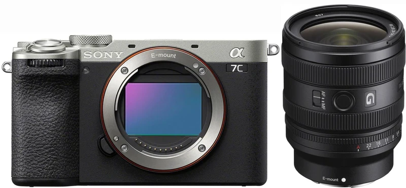 Sony Alpha ILCE-7C II silver + Sony SEL 24-50mm f/2.8 G