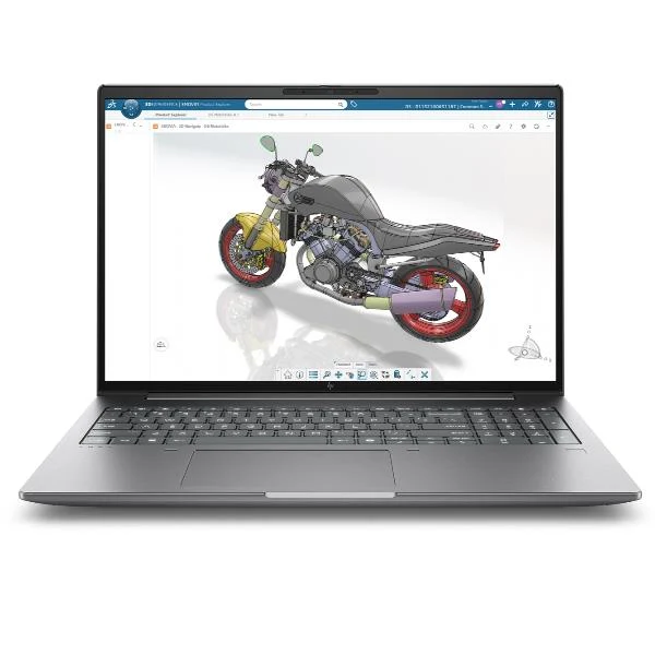 HP E48N6ET laptop Copilot+ PC 386H 40,6 cm (16") WUXGA 32 GB DDR5-SDRAM 1 TB SSD Wi-Fi 7 (802.11be) Windows 11 Pro AI Workstation, AI PC Argento