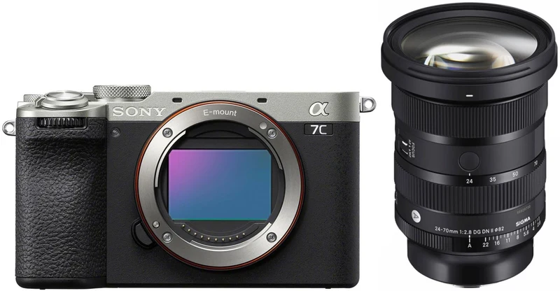 Sony Alpha ILCE-7C II silver + Sigma 24-70mm f/2.8 DG DN II (A) Sony-E