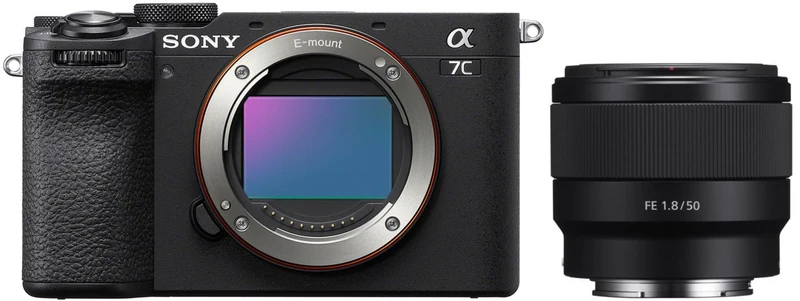 Sony Alpha ILCE-7C II sch+Sony FE 50mm f/1.8 prime