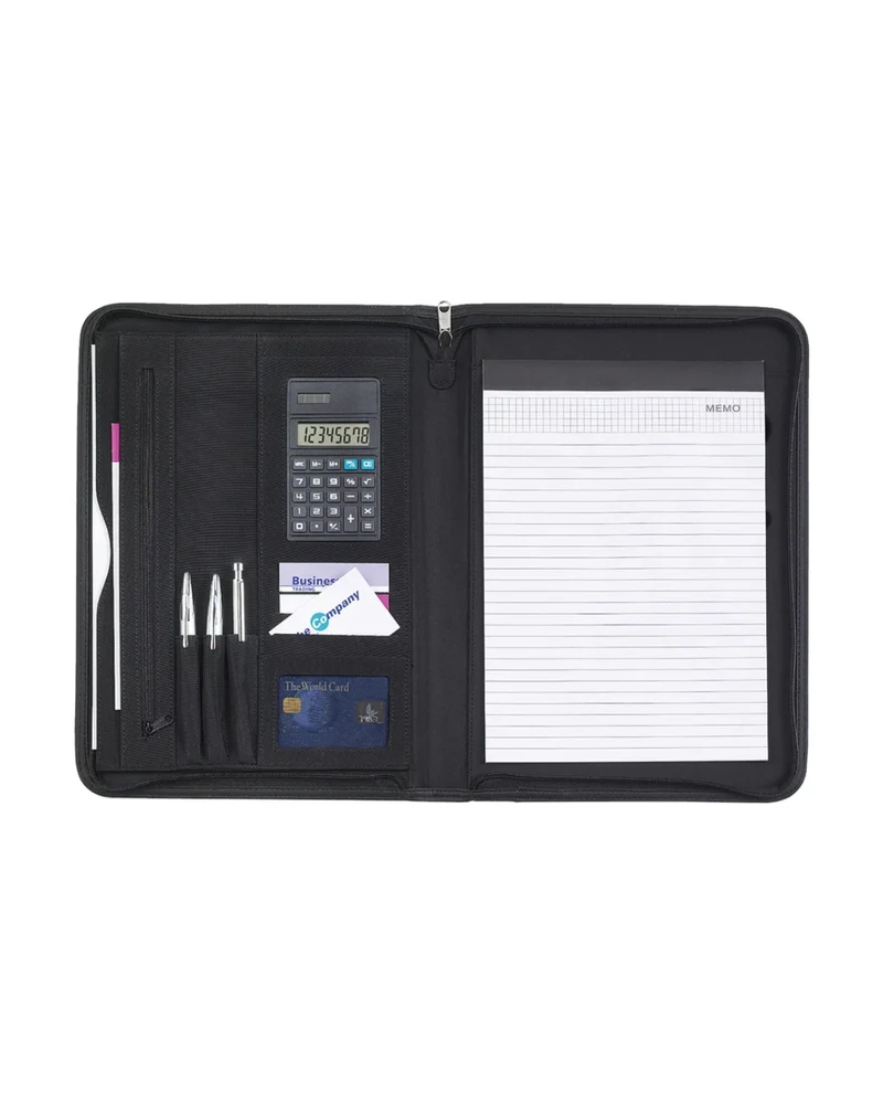 Portablocco personalizzato +/- A4 in microfibra 01515
