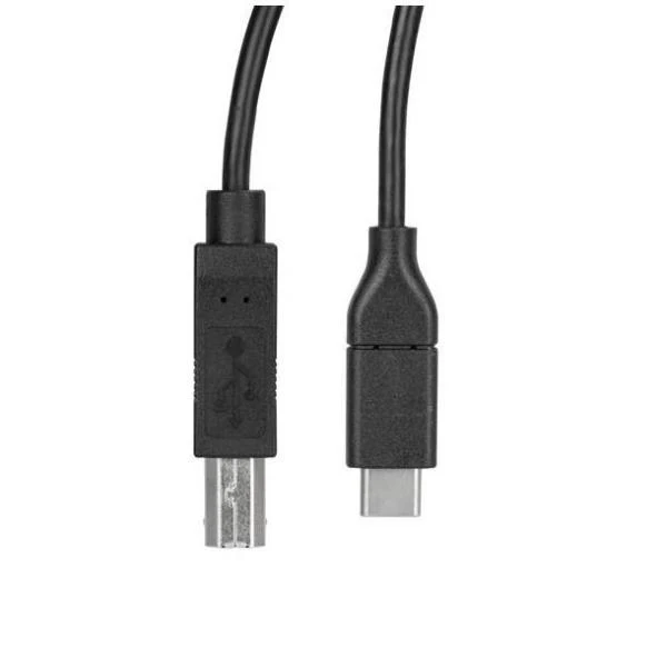 StarTech.com Cavo USB-B a USB-C da 3 m, Cavetto Dati USB 2.0, Cavo di Trasferimento Dati USB Tipo-C