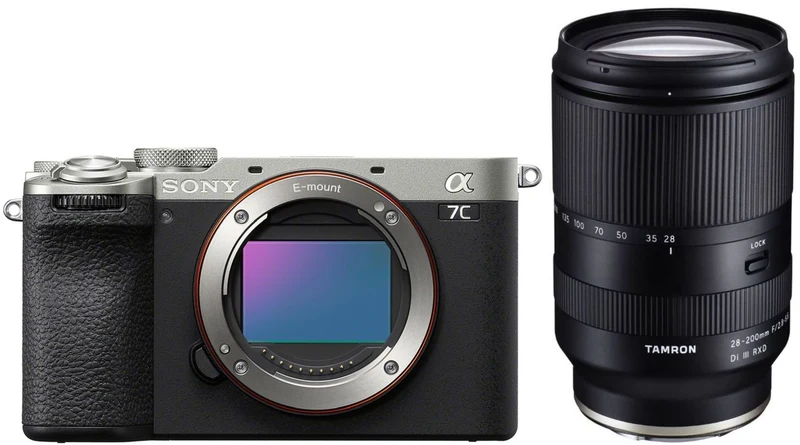 Sony Alpha ILCE-7C II body silver + Tamron 28-200mm f/2.8-5.6