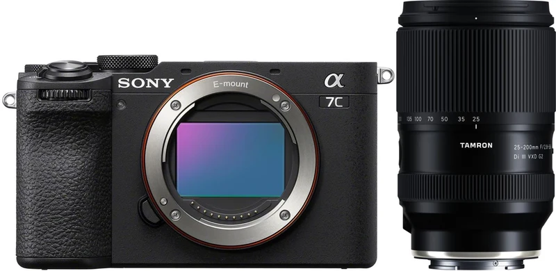 Sony Alpha ILCE-7C II black + Tamron 25-200mm f/2.8-5.6 Di III VXD G2