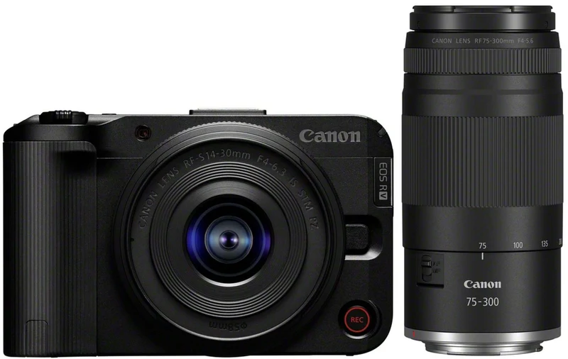 Canon EOS R50V + 14-30mm f/4.0-6.3 PZ Kit + RF 75-300mm f/4.0-5.6