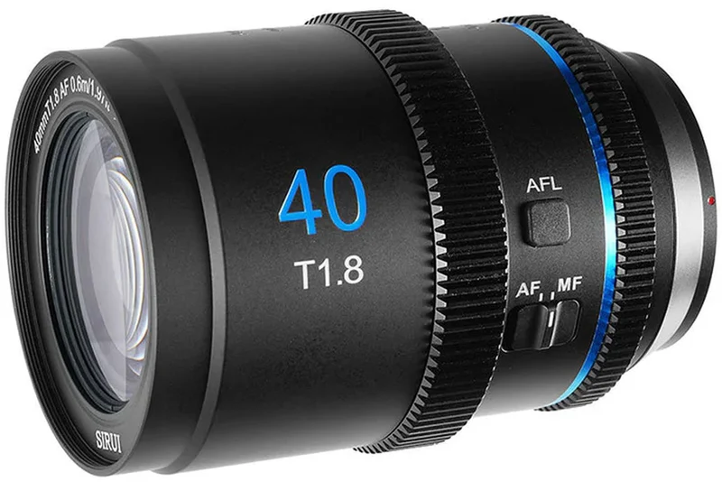 SIRUI AF 40mm T1.8 1.33X S35 Anamorphic Lens X-Mount Neutral Flare