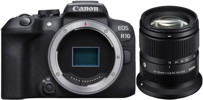 Canon EOS R10 + Sigma 18-50mm f/2.8 DC DN (C) RF-Mount