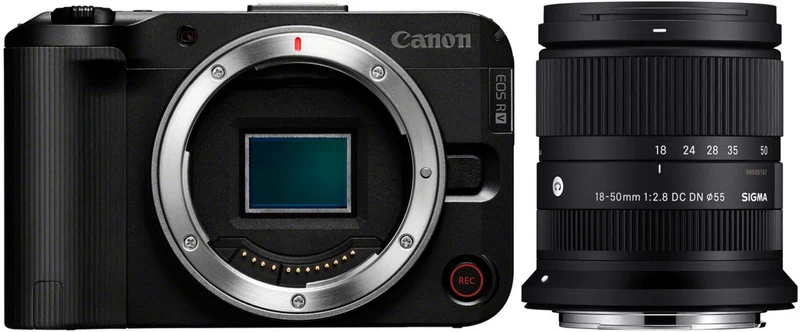 Canon EOS R50V + Sigma 18-50mm f/2.8 DC DN (C) RF-Mount