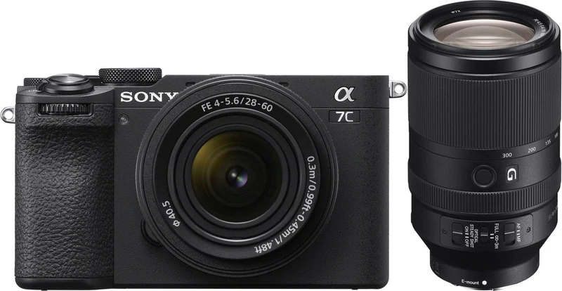 Sony Alpha ILCE-7C II black + 28-60mm + 70-300mm f/4.5-5.6