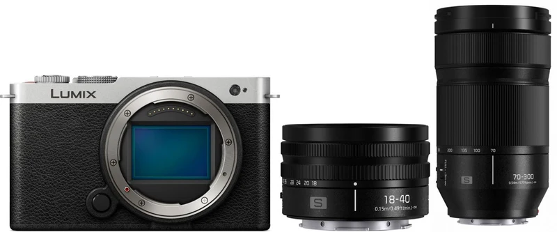 Panasonic DC-S9 silver/black + 18-40mm + 70-300mm