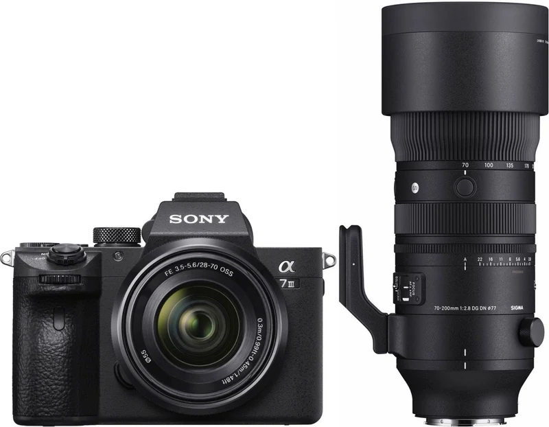 Sony Alpha ILCE-7 III + 28-70mm + Sigma 70-200mm f/2.8 DG DN OS (S)