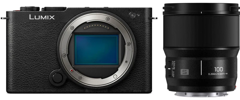 Panasonic DC-S9 black + Lumix S 100mm f/2.8 Macro