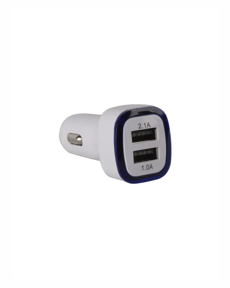 01019 Caricabatteria USB doppio da auto