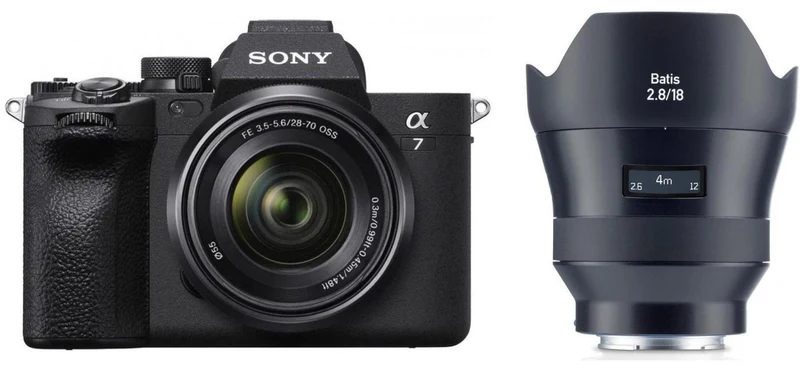 Sony Alpha ILCE-7 IV + SEL FE 28-70mm + ZEISS Batis 18mm f/2.8