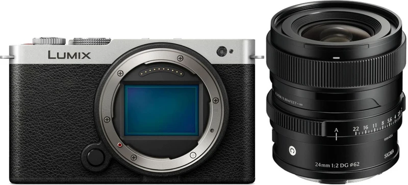 Panasonic Lumix DC-S9 silver/black + Sigma 24mm f/2.0