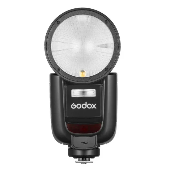 Godox V1 Pro – Flash a Slitta TTL HSS con Testa Tonda per Canon, Nikon, Sony, Fujifilm, Olympus e Panasonic