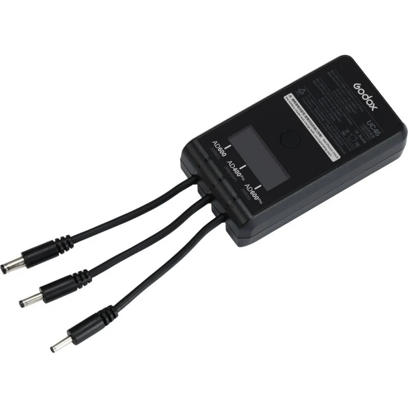 Godox UC46 Caricabatterie per Batterie WB400P, WB87, WB26 (Ricarica Simultanea)