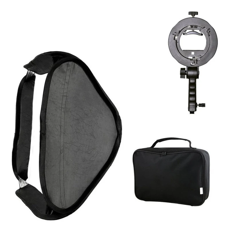 Godox S-Type Bracket Bowens con Softbox 80×80 cm