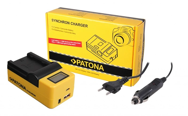 PATONA SYNCHRON USB CHARGER FOR FUJIFILM FUJI NP-W235 XT-4 XT4 XT-4 WITH LCD