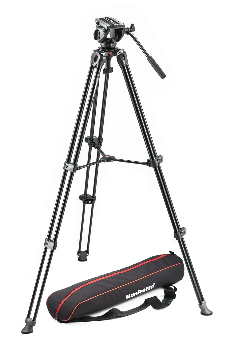 Manfrotto MVK500AM Kit Video con Testa Fluida MVH500A e Treppiede MVT502AM