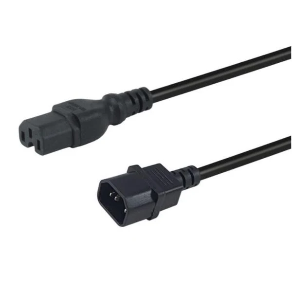 Equip 112170 cavo di alimentazione Nero 1,8 m Accoppiatore C14 Accoppiatore C15